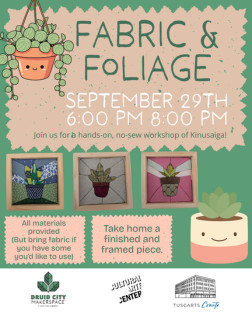Fabric & Foliage: A Beginner's Kinusaiga Workshop