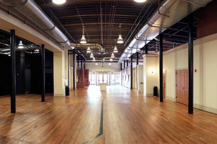 Inside of the Cultural Arts Center