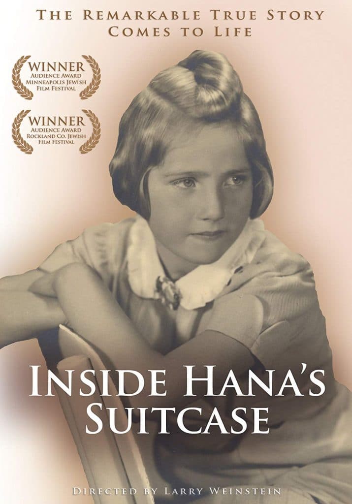 Movie poster of black and white photograph of little girl